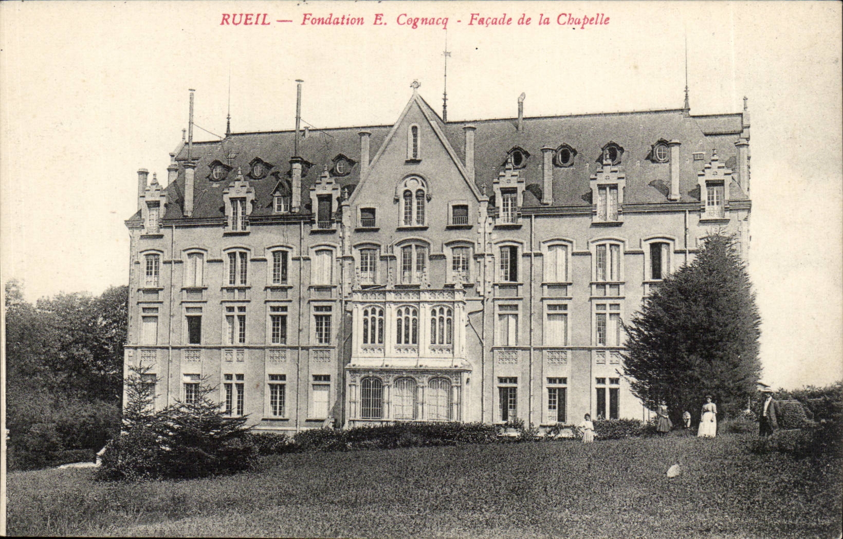 Rueil - Fondation E Cognacq - Facade de la Chapelle - CPA 