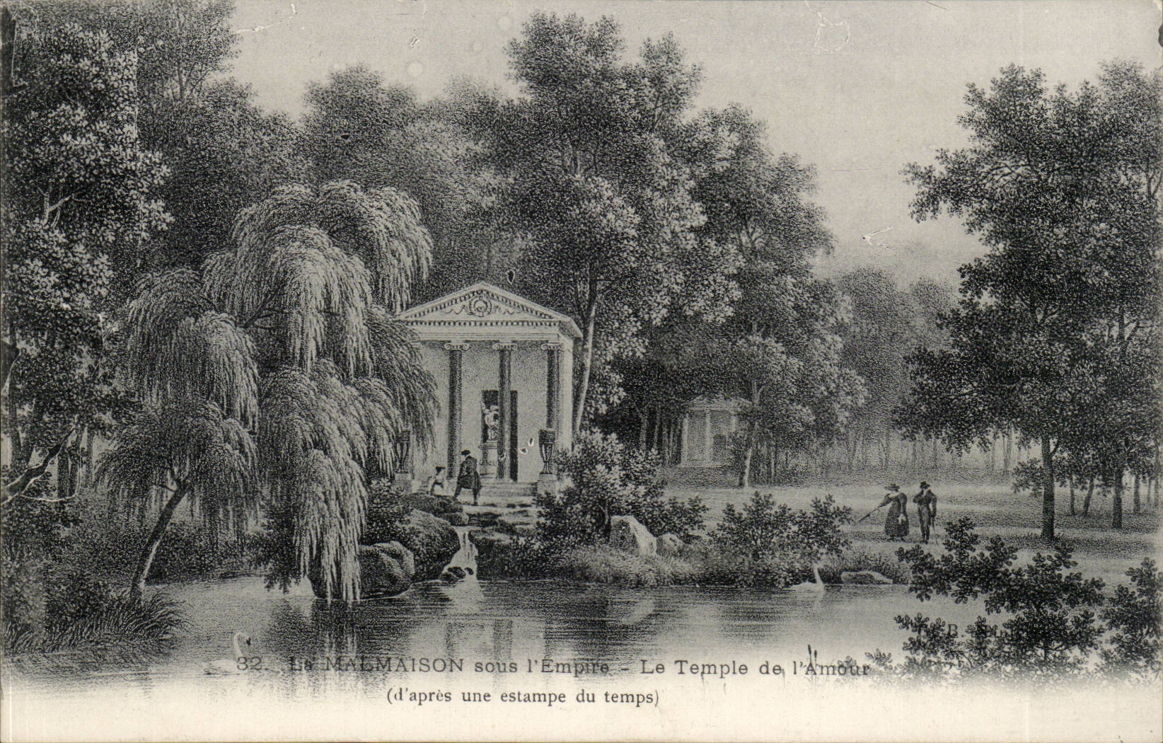 Malmaison - Napoleon - Sous l'Empire Le Temple de l'Amour - CPA 