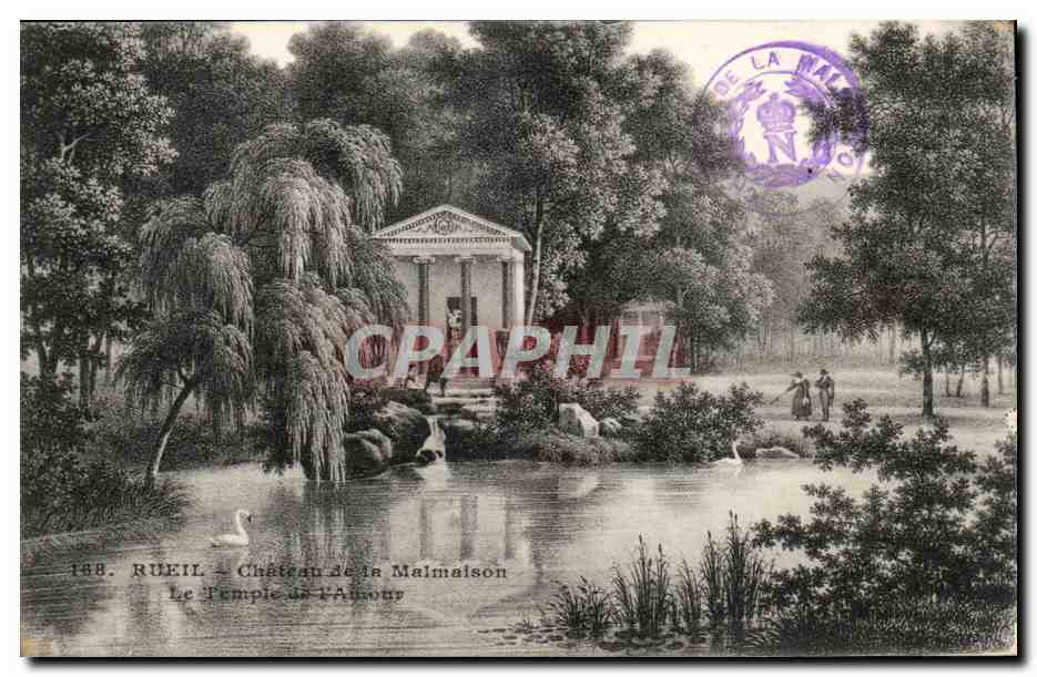 RUEIL — Château de la Malmaison — Le Temple de l’Amour — A. Ossart, édit. Rueil