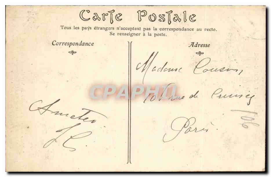 Rueil - Napoleon et son Epoque - Josephine venant appocher de Napoleon sa volonte de divorcer - CPA  — Rückseite
