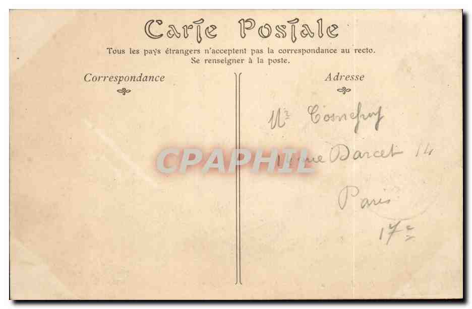 Malmaison - Chateau - Parc - la Piece d'eau Napoleon - CPA  — Rückseite