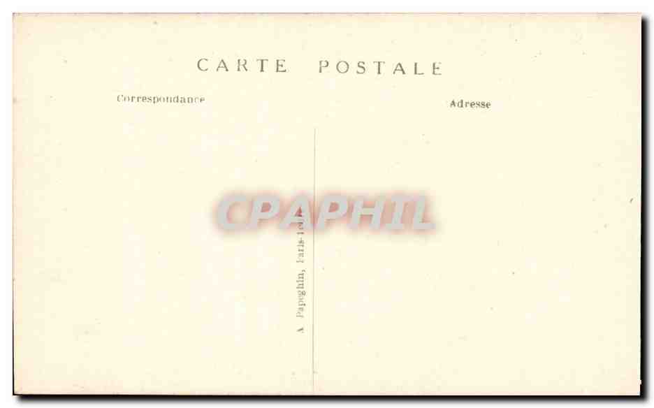 Rueil Malmaison - Le Cabinet du Travail d'ete du Premier consul - The Summer Study - CPA  — Verso