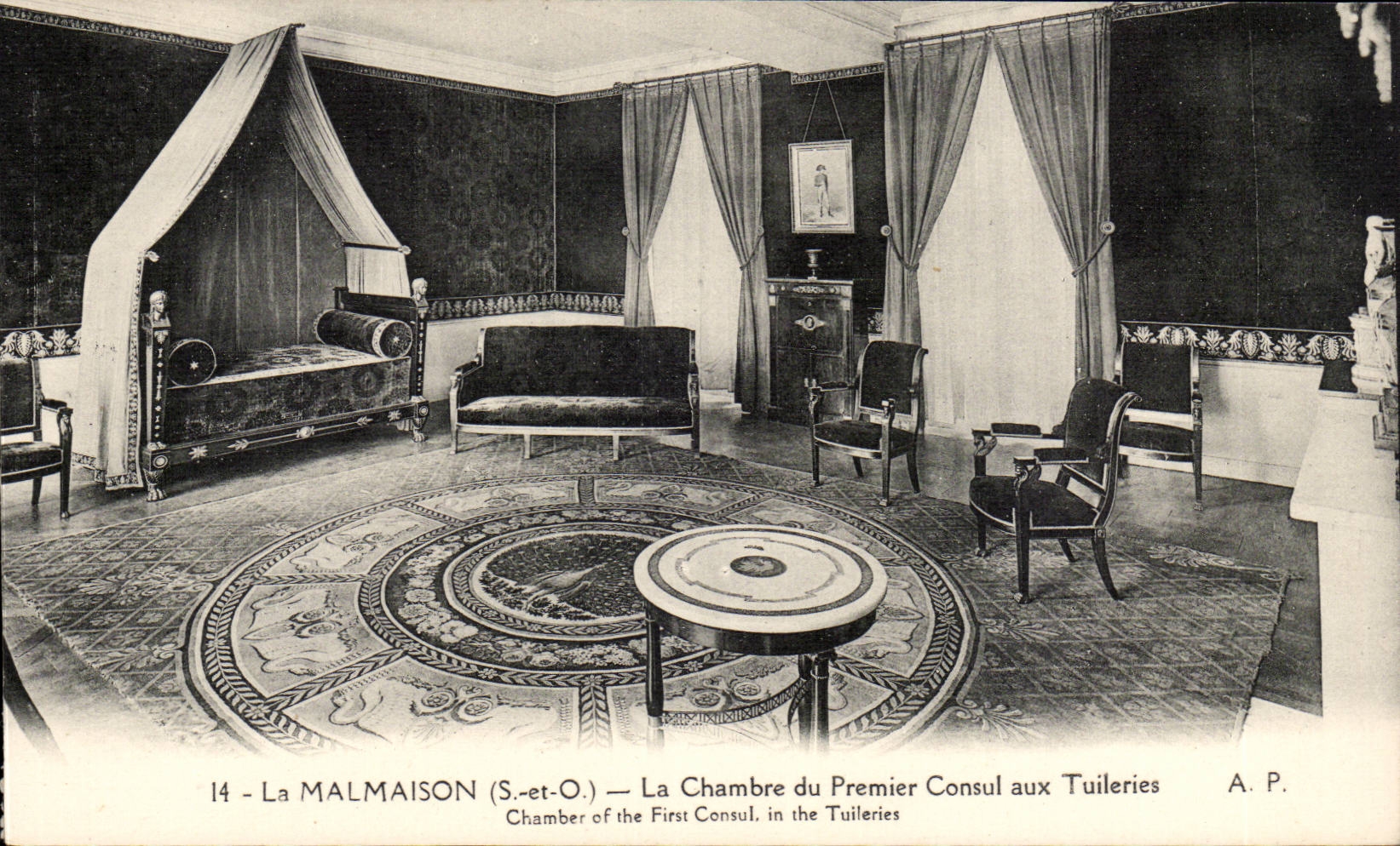 Rueil Malmaison - Napoleon La chambre du Premier Consul aux Tuilleries - CPA 