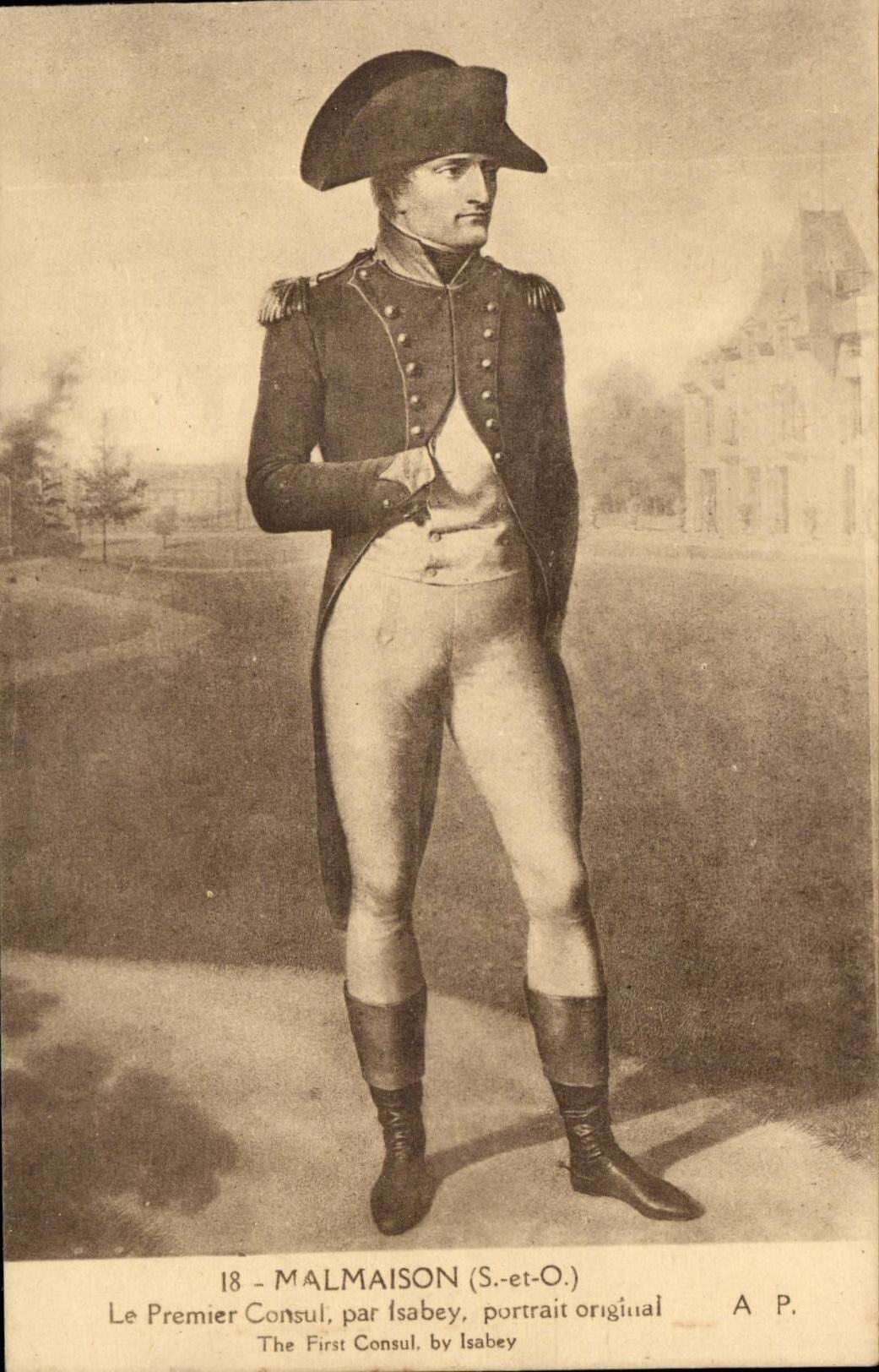 Rueil Malmaison - Napoleon Le Premier Consul par Isabey portrait original- CPA 