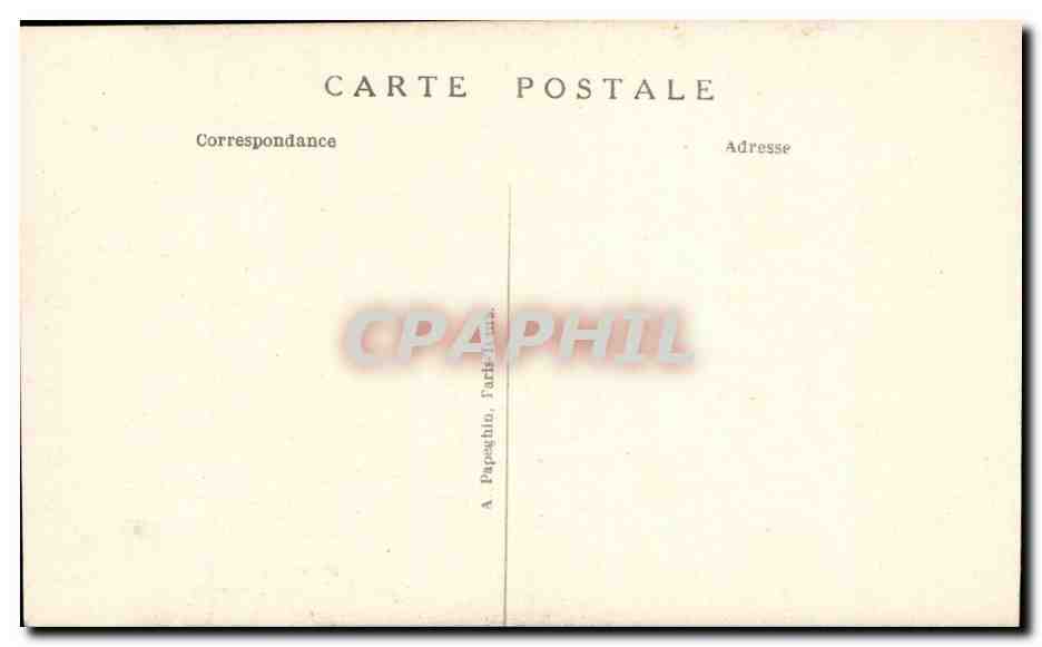 Rueil Malmaison - Napoleon le Premier Consul par Isebey portrait original - CPA  — Rückseite