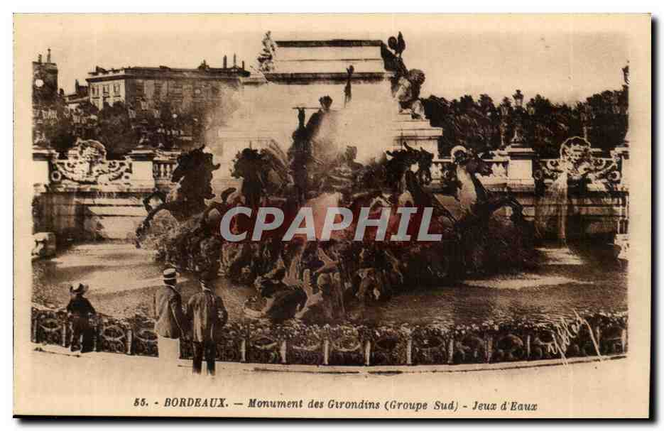 Bordeaux - Monument des Girodins Groupe sud - CPA 