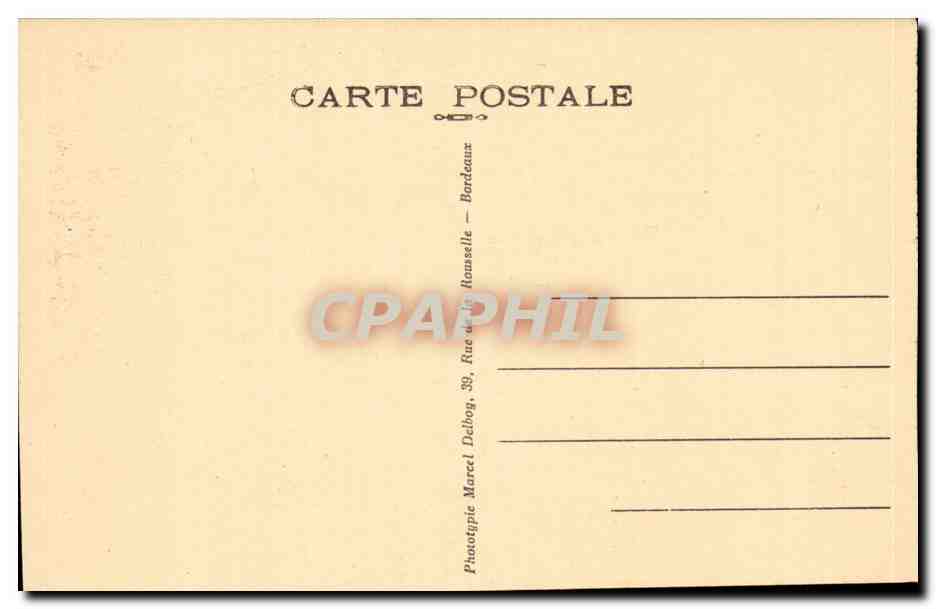 Bordeaux - Porte des Salinieres - CPA  — Verso