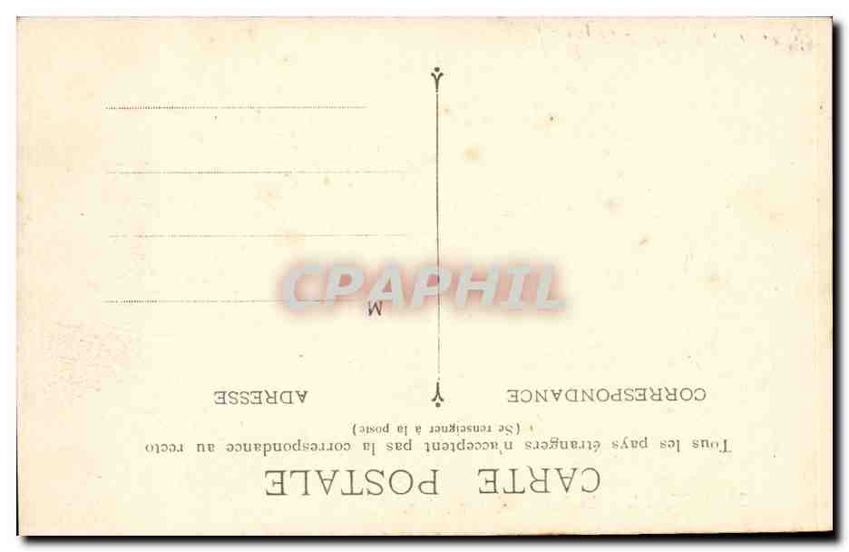 Bordeaux - Le Cours du Jardin Public - CPA  — Verso