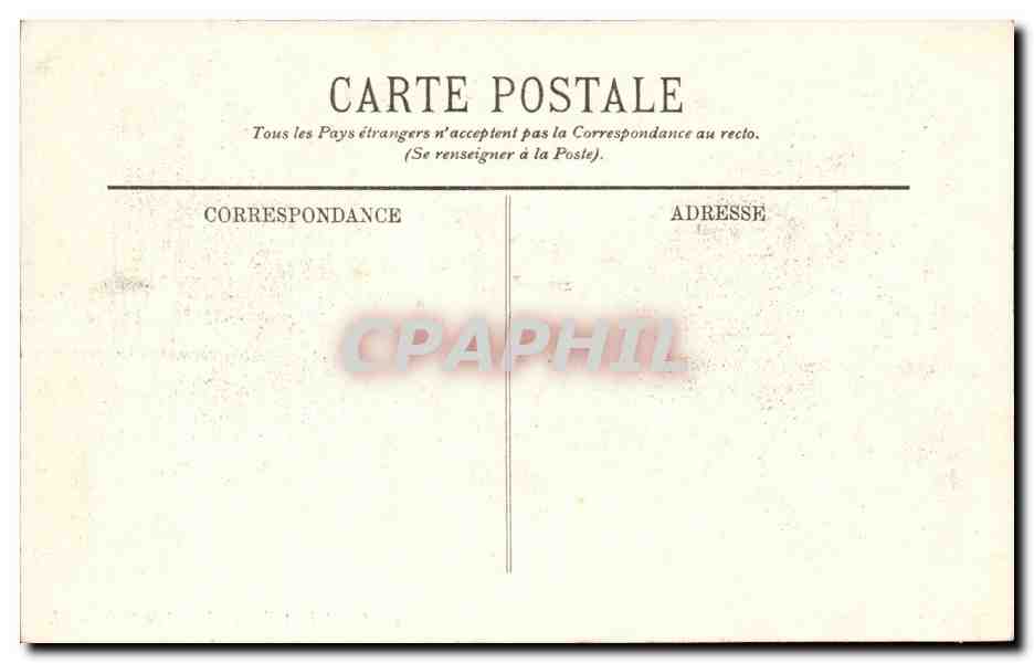 Bordeaux - L'Hotel de Ville tramway - CPA  — Verso