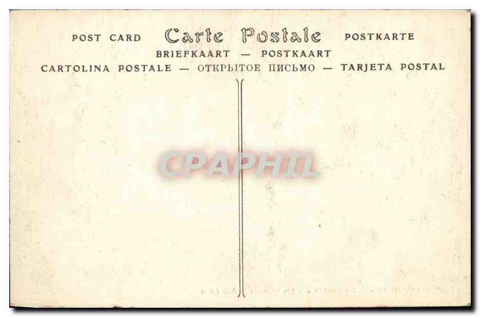 Bordeaux - Esplanade des Quinconces - CPA  — Verso