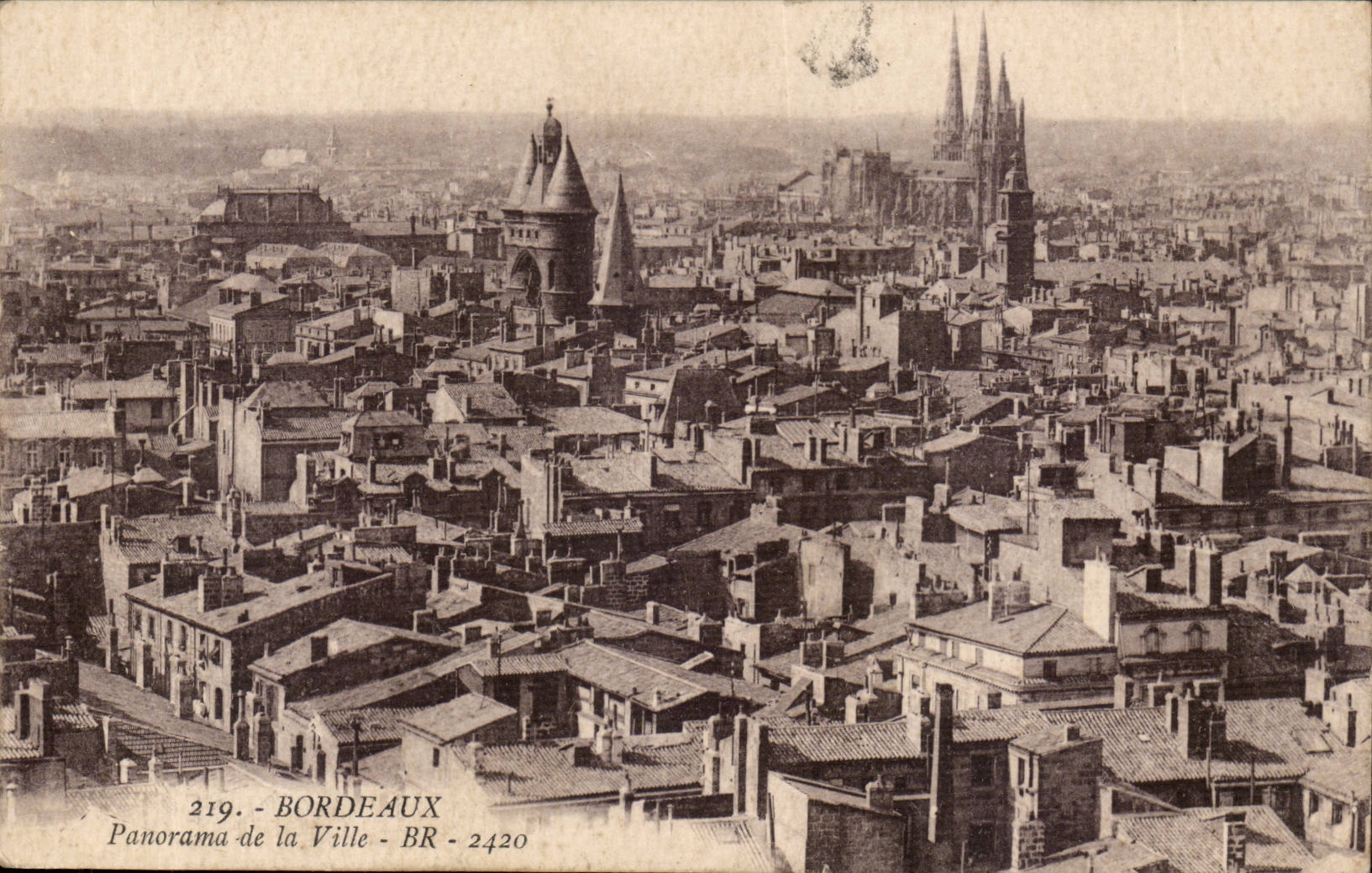 Bordeaux - Panorama de la Ville - CPA 