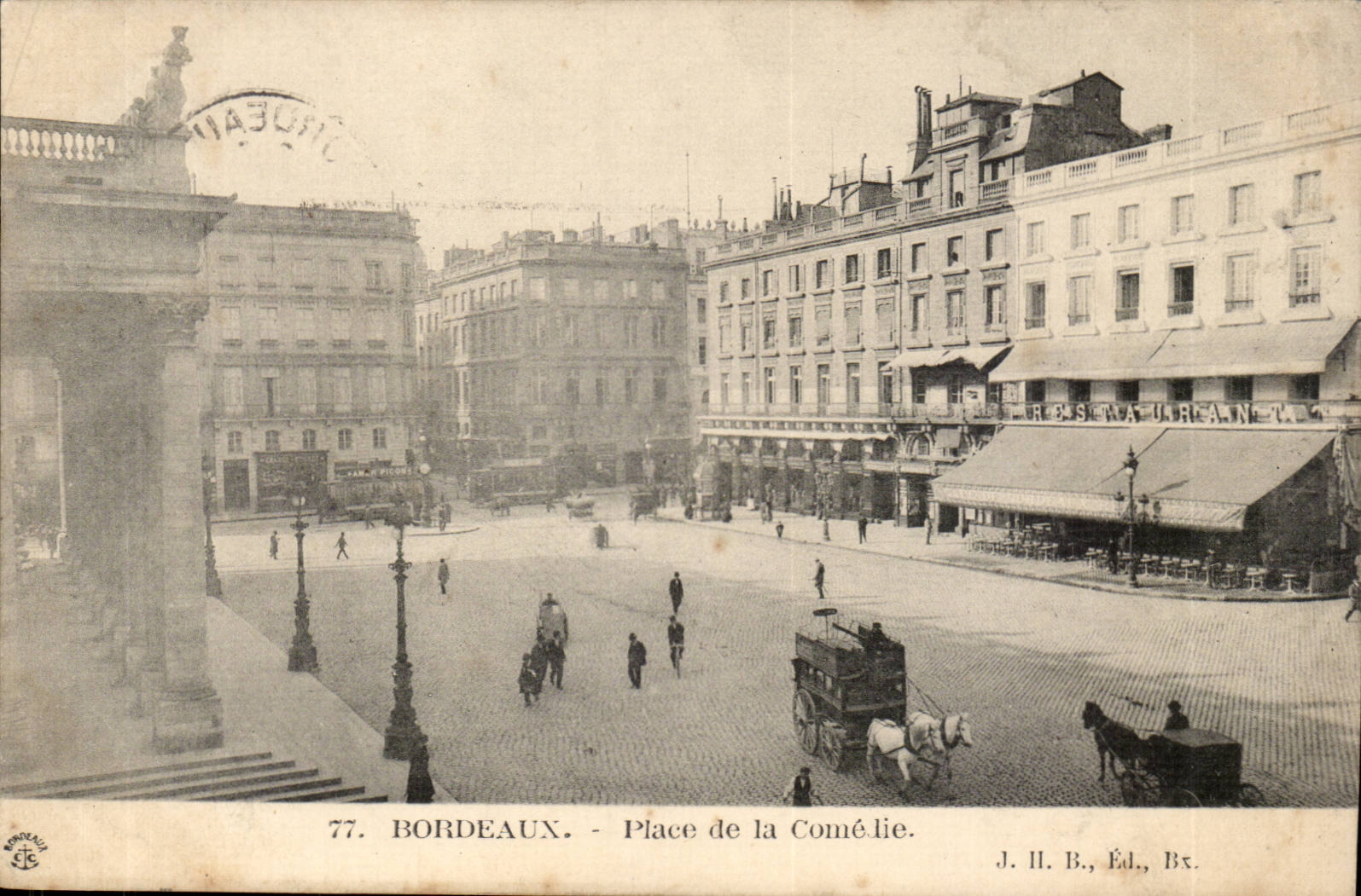 Bordeaux - Place de la Comedie - CPA 