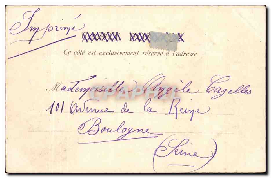 Bordeaux — Porte des Salinières vue des Ponsées — Marcel Hélyey, éditeur, n°26 — Verso