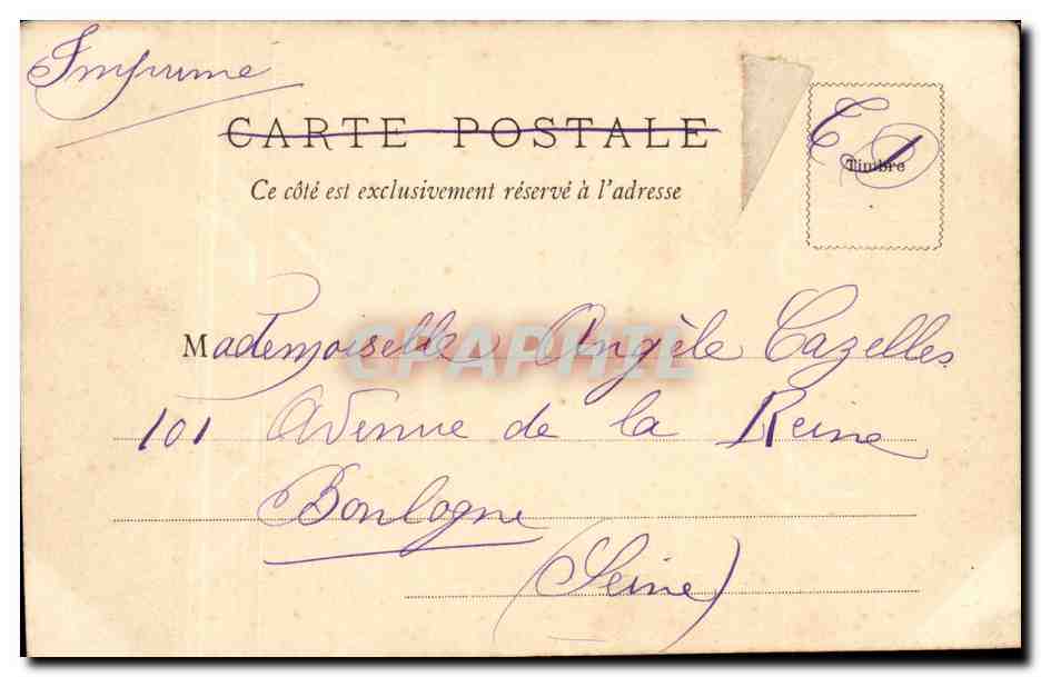 Bordeaux - Lycee National - CPA  — Rückseite