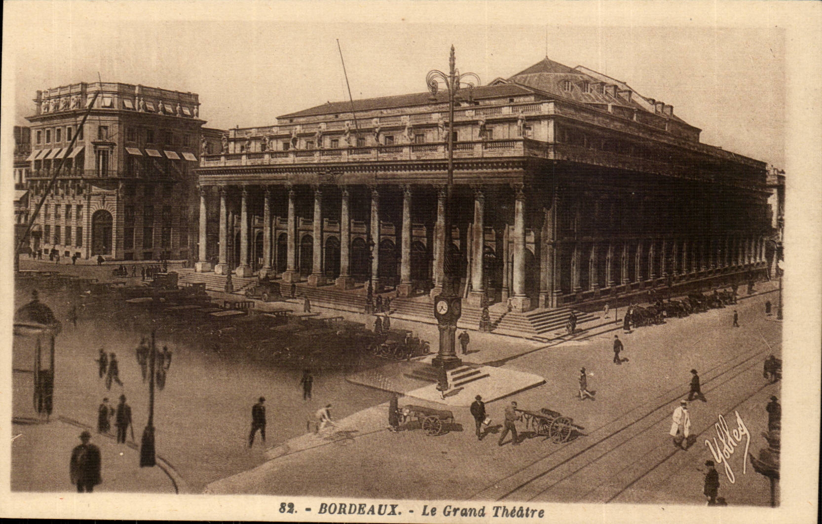 Bordeaux - Le Grand Théâtre — éditeur Marcel Delbony, n° 82