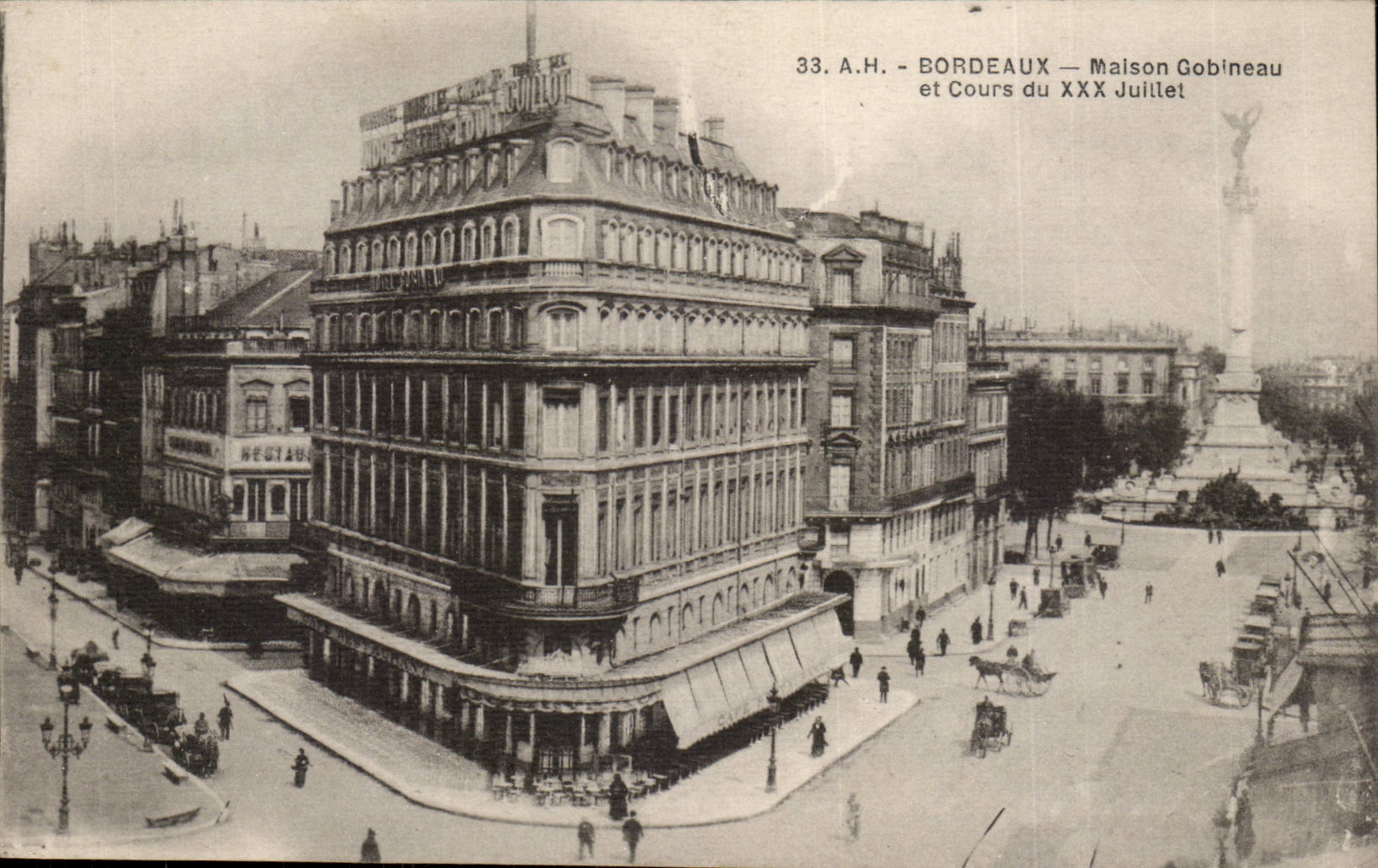 Bordeaux - Maison Gobineau et Cours XXX Juillet - CPA 
