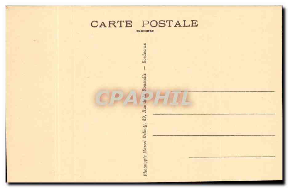 Bordeaux - Allees de Tourny et Cours XXX Juillet - CPA  — Verso