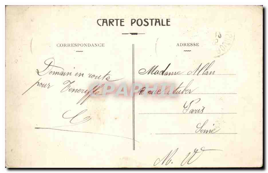 Bordeaux - Le Pont de Pierre - CPA  — Verso