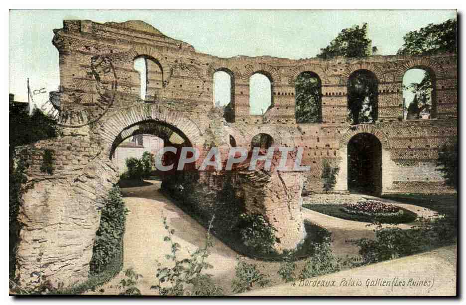 Bordeaux - Palais Gallien Les Ruines - CPA 