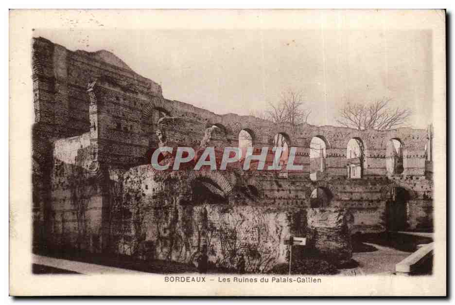 Bordeaux - Palais Gallien Les Ruines - CPA 
