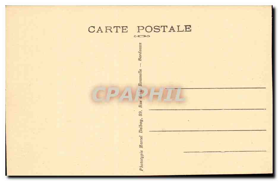 Bordeaux - Vue Generale - CPA  — Verso