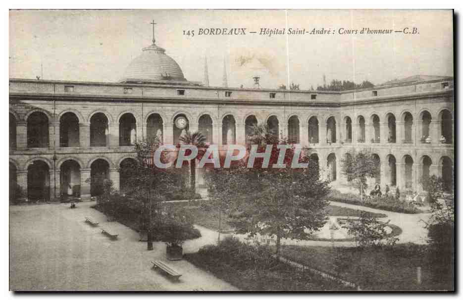 Bordeaux - Hopital Saint Andre - CPA 