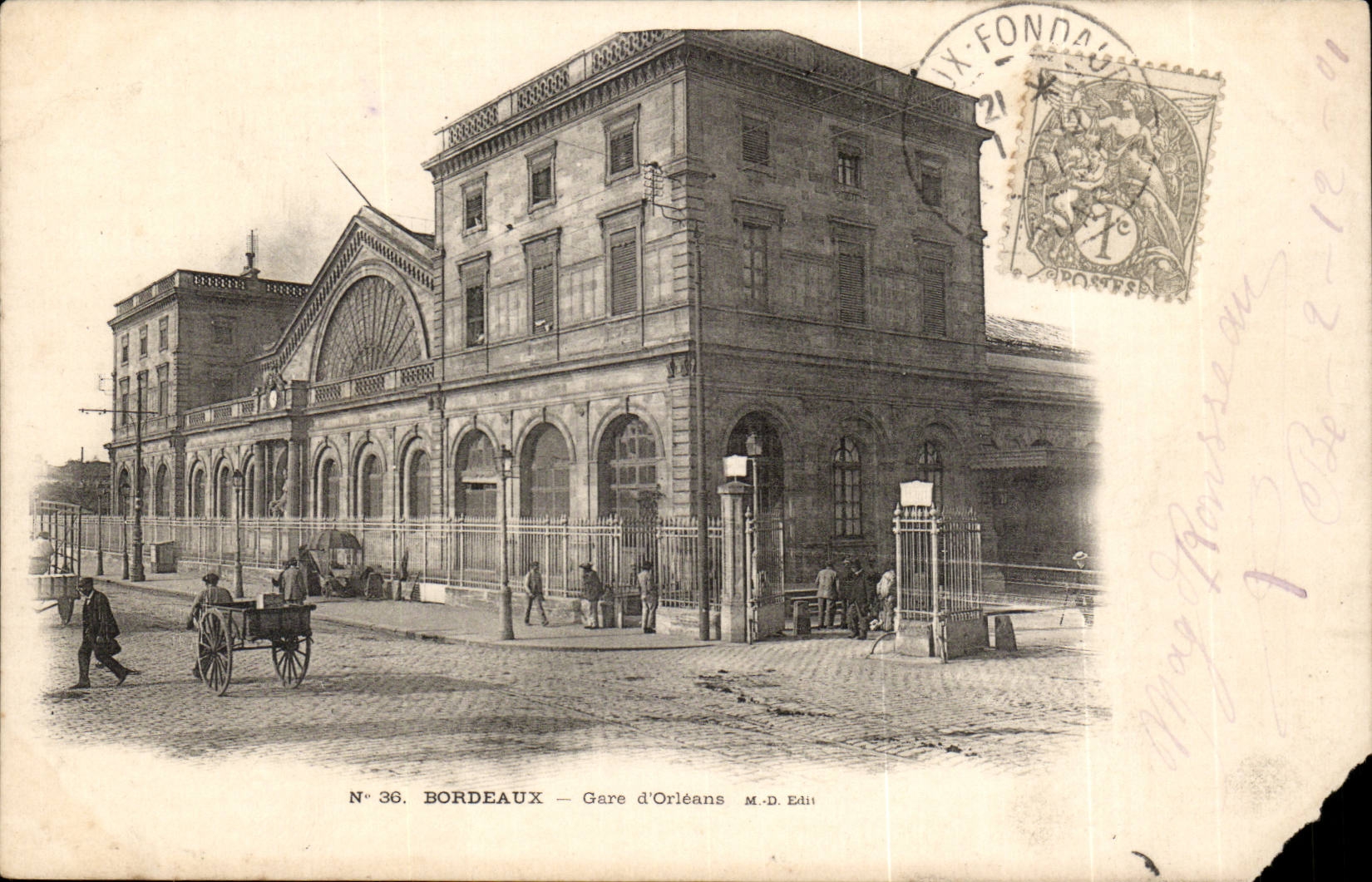 Bordeaux — Gare d'Orléans — M.D. Edi