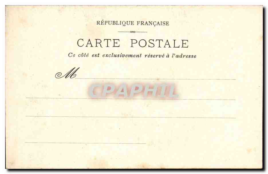 Bordeaux - Jardin Public Pont rustique - CPA  — Verso