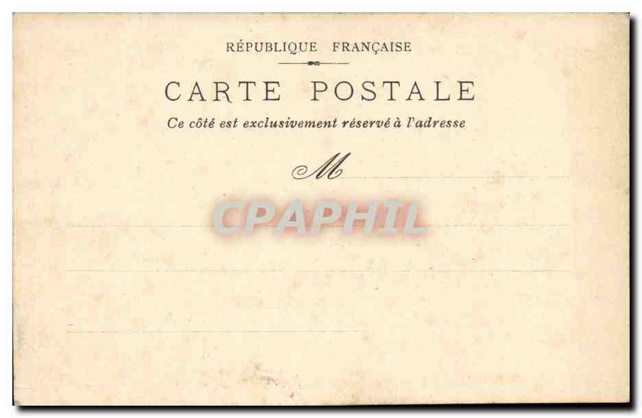 Bordeaux - Le Grand Theatre - CPA  — Verso