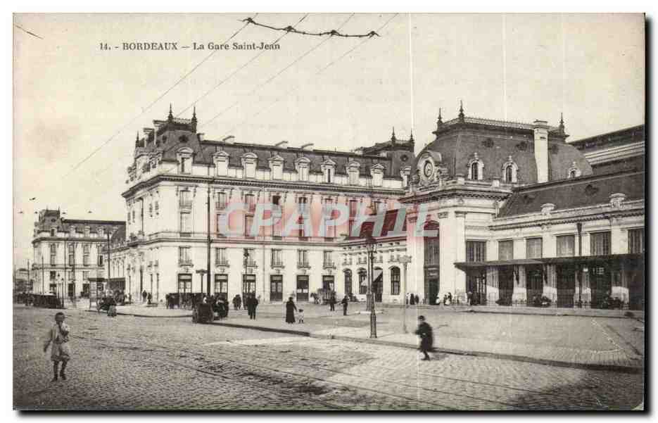 Bordeaux - La Gare Saint Jean - CPA 
