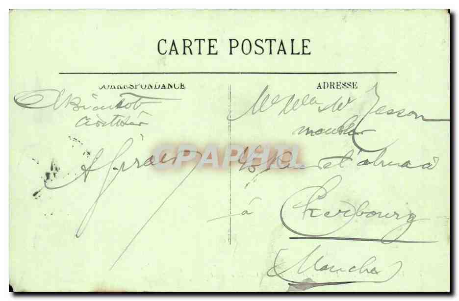 Bordeaux - Fontaine et Place de la Comedie - CPA  — Verso