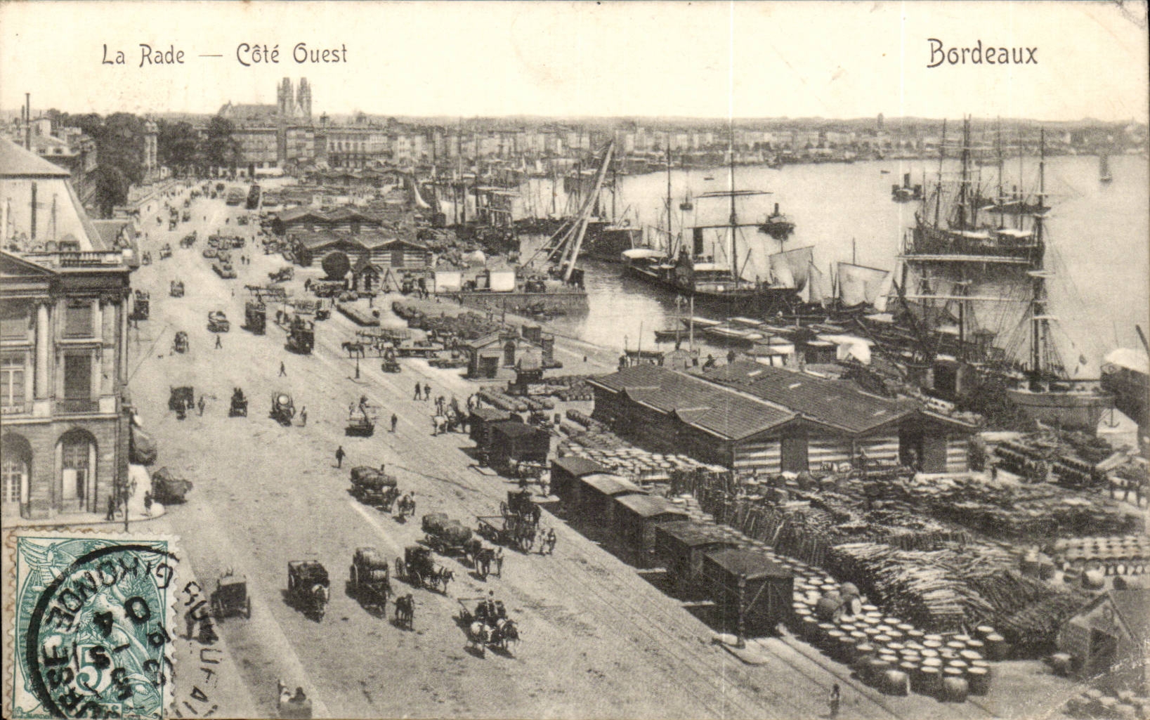 Bordeaux - Rade Cote Ouest - CPA 