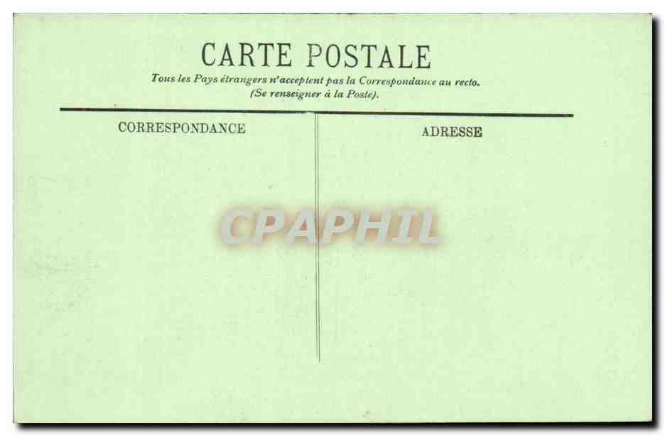 Bordeaux — Le Conseil de Guerre — LL. n° 194 — Verso