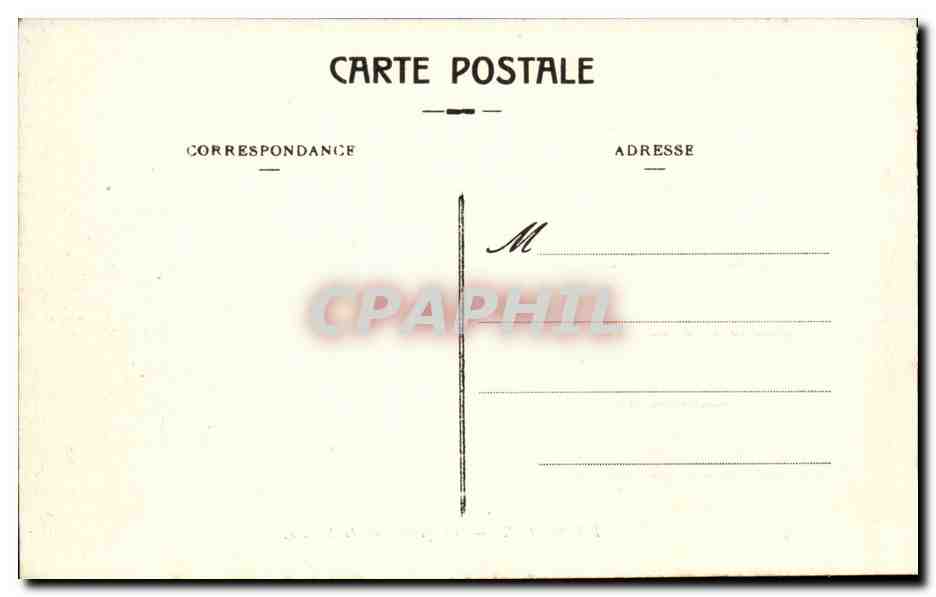 Bordeaux - Le Jardin de la Mairie - CPA  — Verso