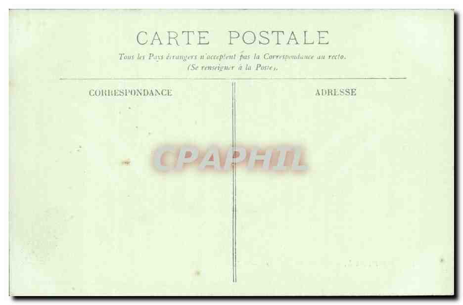 Bordeaux - Le Grand Theatre - CPA  — Verso