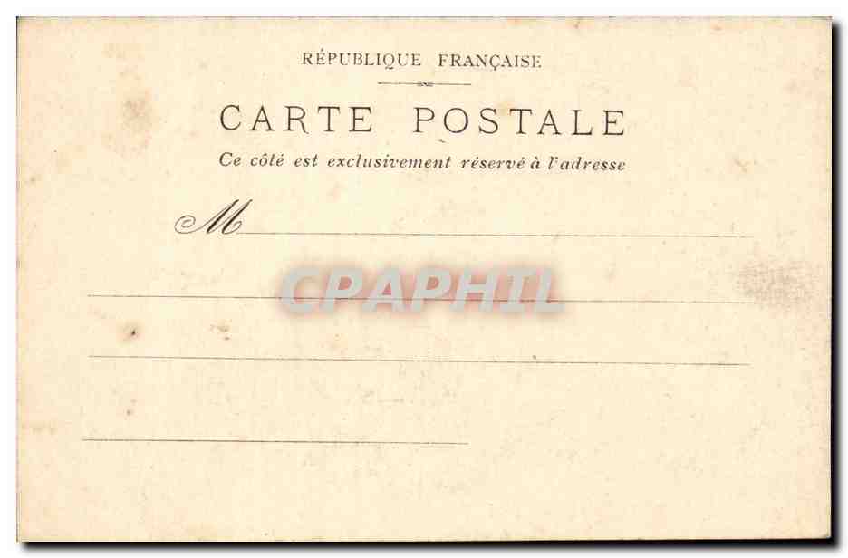 Bordeaux - Jardin Public - CPA  — Verso