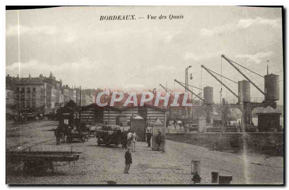 Bordeaux - Vue Des Quais - CPA 