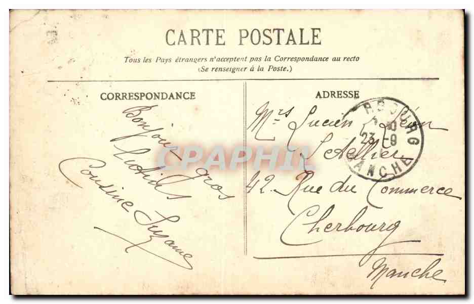 Bordeaux - Gare du Midi Arrivee - CPA  — Verso