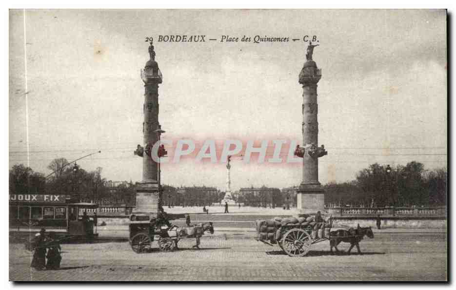Bordeaux - Place des Quinconces - CPA 