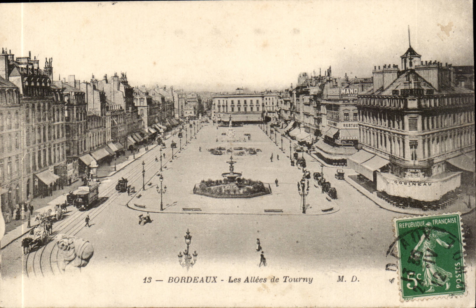 Bordeaux — Les Allées de Tourny — M. D.
