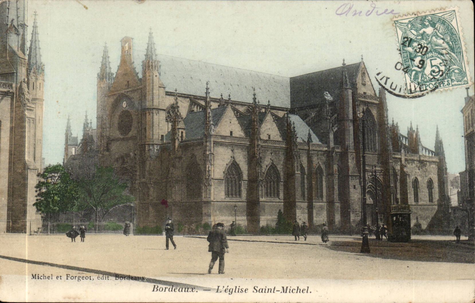 Bordeaux — L'église Saint-Michel — Michel et Forgeot, édit. Bordeaux