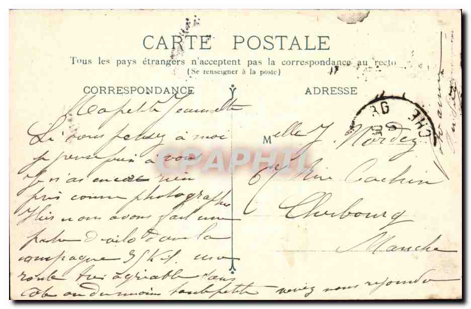 Bordeaux - Cours de Trente Juillet et les Allees de Tourny - CPA  — Verso