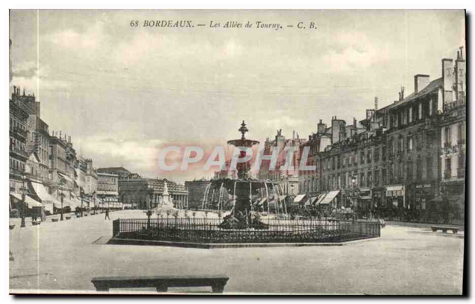 Bordeaux — Les Allées de Tourney — C. B.