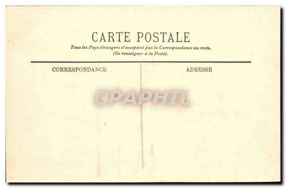 Bordeaux - Le Grand Theatre - CPA  — Verso