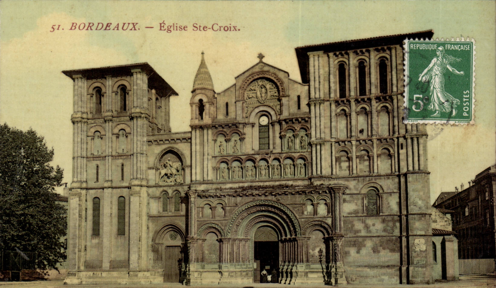 Bordeaux - L'Eglise Sainte Croix - CPA 