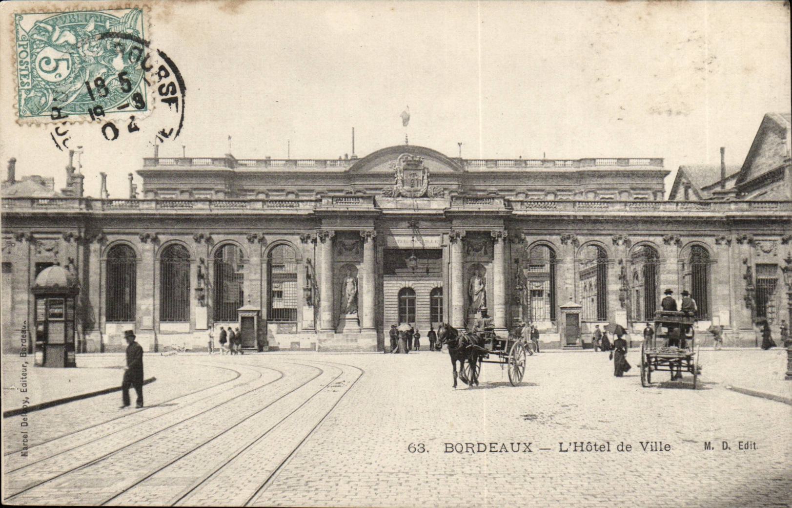 Bordeaux - Hotel de Ville - CPA 