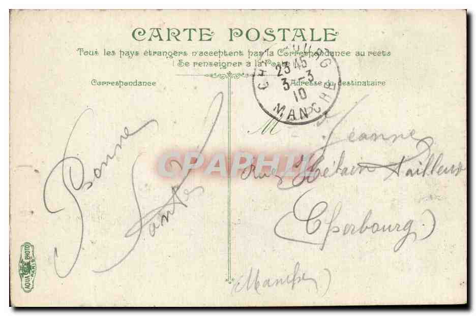 Bordeaux - Place d'Aquitaine - CPA  — Verso