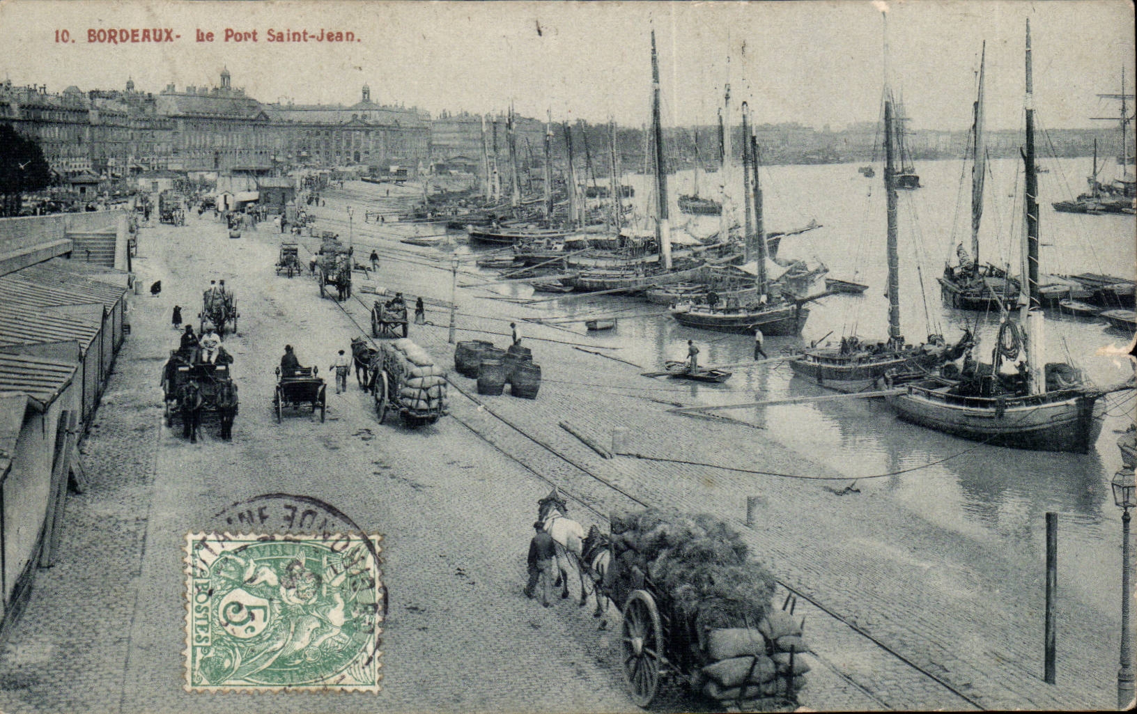 Bordeaux - Le Port Saint Jean - CPA 