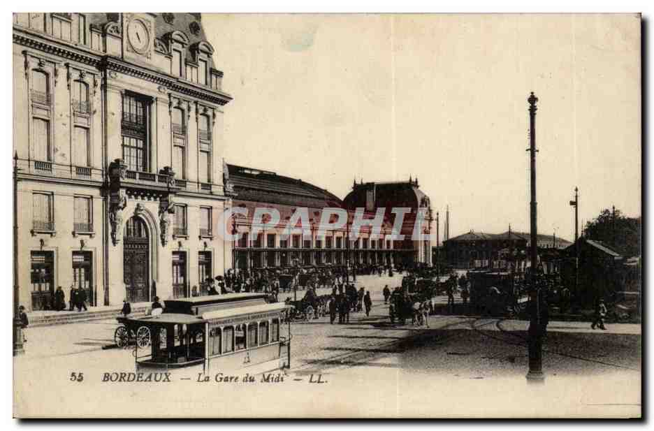 Bordeaux - La Gare du Midi - CPA 