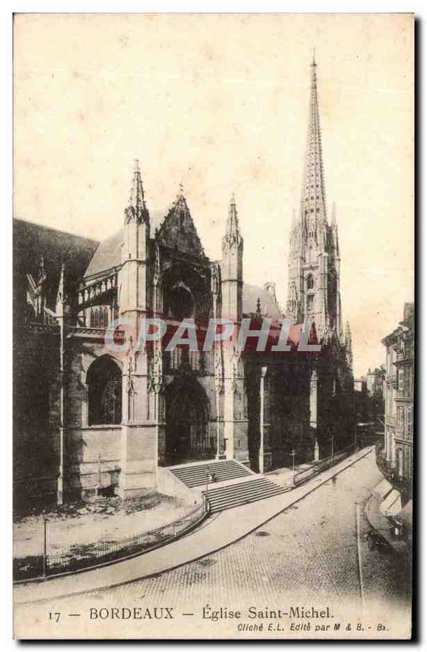 Bordeaux - Eglise Saint Michel - CPA 